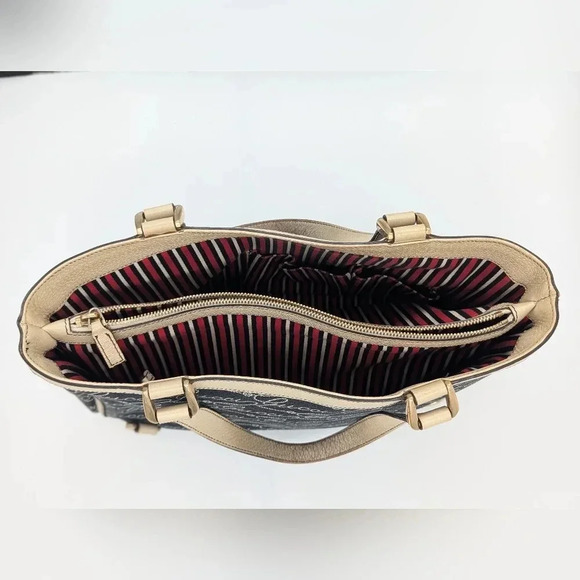 Authentic Gucci Abbey Shoulder Handbag Purse Canvas Leather - Picture 11 of 14